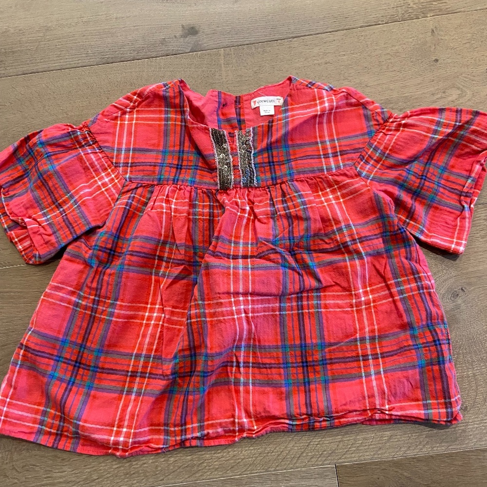 J. Crew Girls Loose fitting blouse size 6